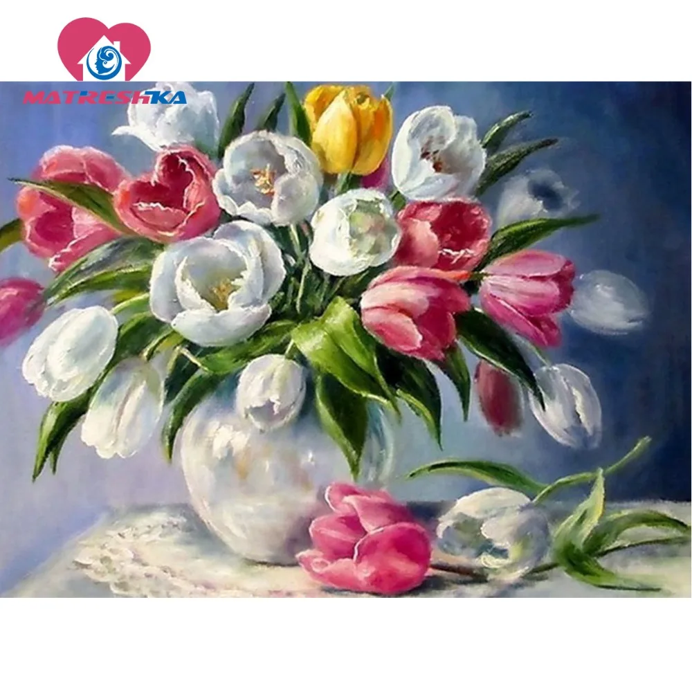 

diamond embroidery flowers tulips 5d diy diamond painting full drill resin diamond mosaic sale pictures of rhinestones crafts