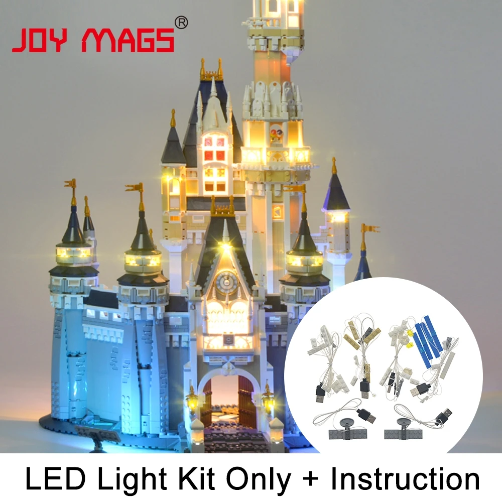 disney lego castle lights