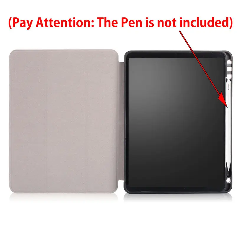 Чехол с держателем для карандашей iPad Pro 11 дюймов (2018 дюйма) силиконовая Мягкая