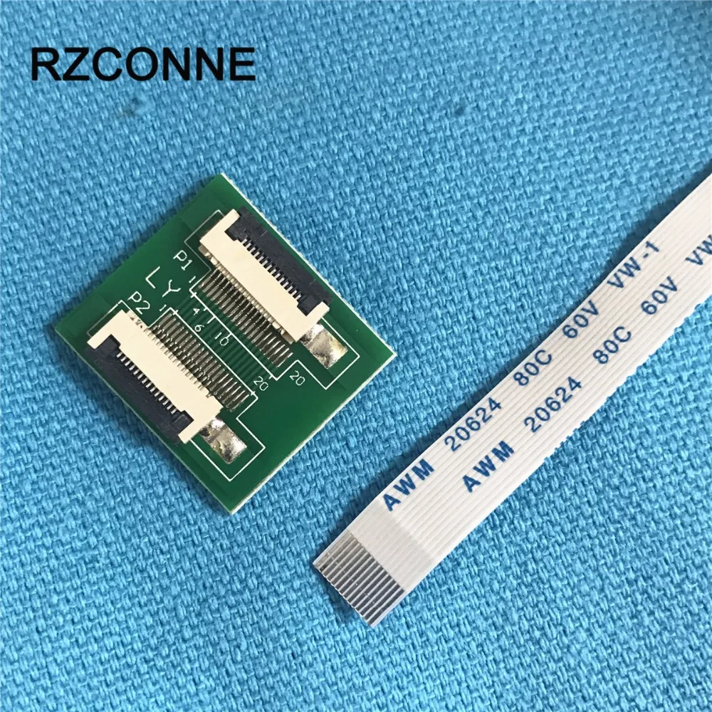 40Pin To 40Pin ZIF 0.5mm Connector Adapter With Extension Flat Cable FFC Extend 