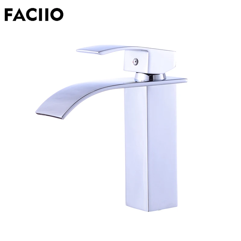 

FACIIO Basin Sink Mixer Tap Waterfall Faucets Bathroom Taps Antique Tap Water to Bathroom Faucet Torneira Para Banheiro YD-1030