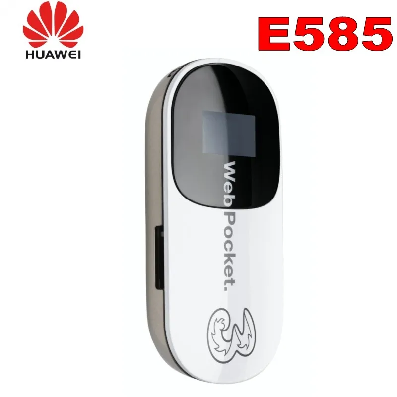 Партия из 20 штук разблокирована huawei E585 3,5G 3g Мобильная точка доступа маршрутизатор hsdpa Карманный wifi модем OLED Экран Бесплатная доставка dhl