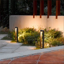 100-240Vac Европейский стиль IP54 6 Вт светодиодный садовый свет, газон свет, Ландшафтная лампа, 300/650 мм высота 160 градусов вращающийся для виллы