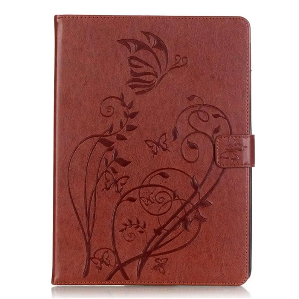 

Flower PU Leather Case With Card Slots For Apple iPad 6 Air 2 Case Folio Stand Protector Skin For iPad Air 2 Cover