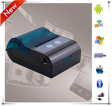 

ZKC 5804 58mm Bluetooth 2.0 Portable Handheld Receipt Label Printer