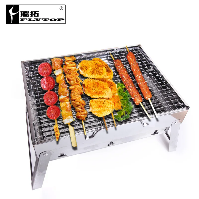 Extension of outdoor grill charcoal grill home outdoor portable folding