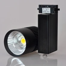 Светодиодное железнодорожное освещение 30 Вт COB светодиодный Трек свет черный/белый корпус светодиодный потолочный светодиодный прожектор Светодиодный проекционный светильник Настенный светильник