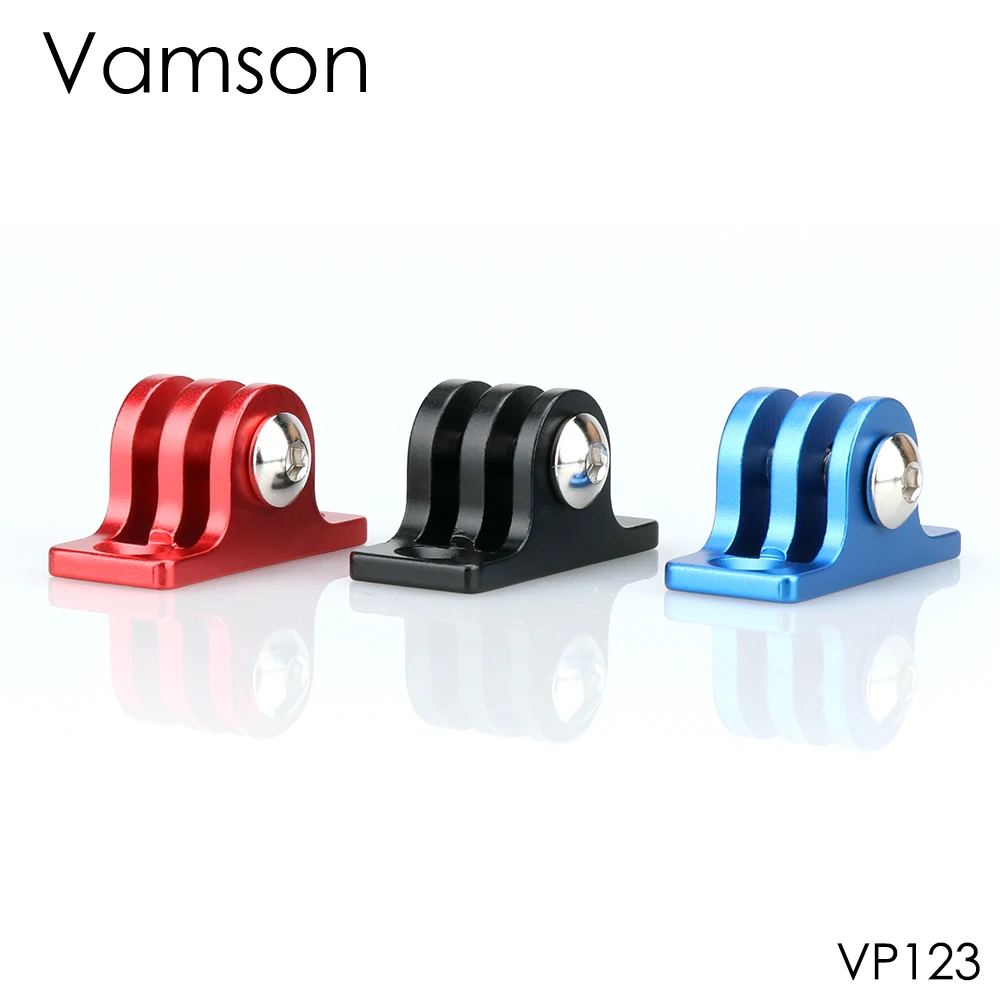 

Vamson Accessories for GoPro Hero 6 5 4 CNC Aluminum Alloy Tripod Adapter Mount for Xiaomi Yi 4K for SJCAM for Eken Camera VP123