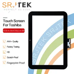 SRJTEK 10,1 "Touch для Toshiba Excite Pad AT10 AT10-A-104 AT10LE-A-109 AT10LE-A-108 69.10128.G02 графический сенсорный экран