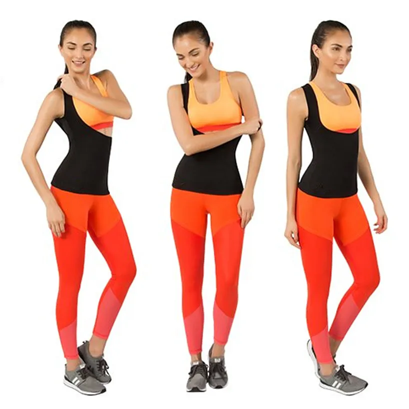 

Women Sport Shirt Women Running Sport T-shirt Gym Shirt Yoga Top Sports Vest Top Fitness Womens Hot Waist-Trimmer Slimming Shirt