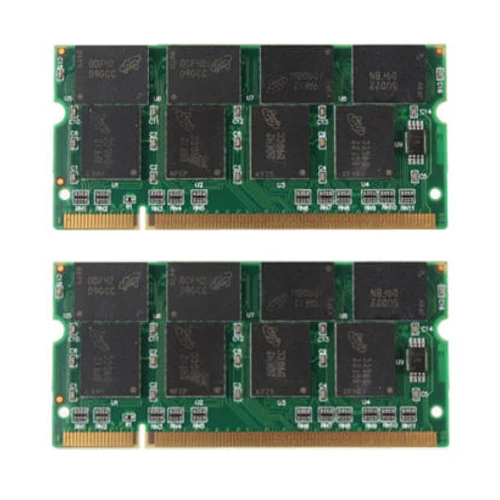 Gtfs-горячие 2 ГБ 2X1 ГБ PC2700 DDR-333 non-ecc(без коррекции ошибок) 200-Pin CL2.5 ноутбука(SODIMM) память(Оперативная память), новое поступление