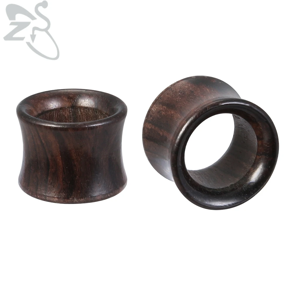 

8-18mm Wood Ear Tunnel Piercings Plugs Black Expansion Male Stretcher Gauges Punk Fashion Body Piercing Ear Taper Body Jewelry