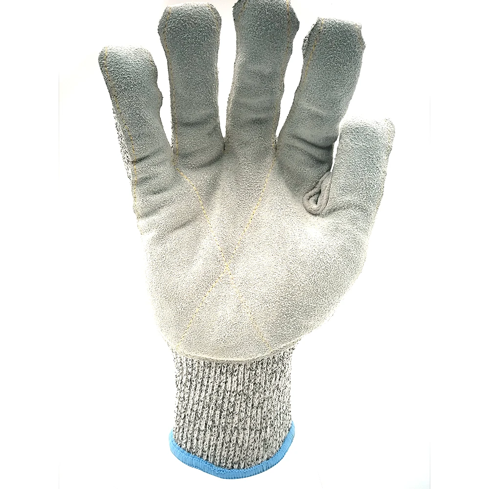 Защитные перчатки с защитой от порезов, устойчивые к ногам, высокая производительность, уровень 5, защитные рабочие перчатки, толстые износостойкие перчатки