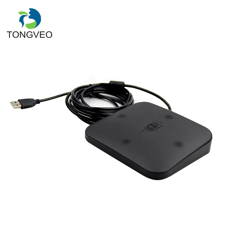 

Tengveo AX3-U USB Microphone for Business Conference and Interview Built-in 4 Omnidirectional Microphone Speakephone for PC Mac