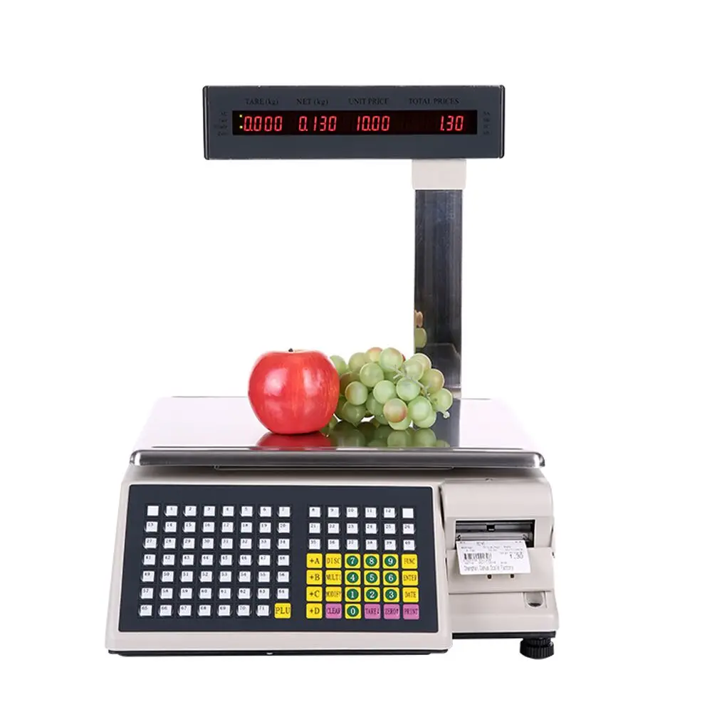 High quality electronic scale with barcode printer
