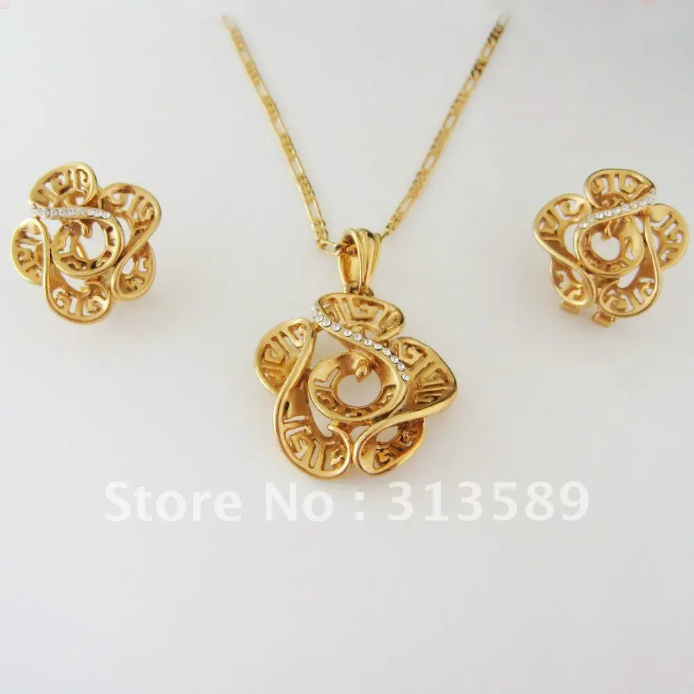 FIGARO NECKLACE EARRING SET 