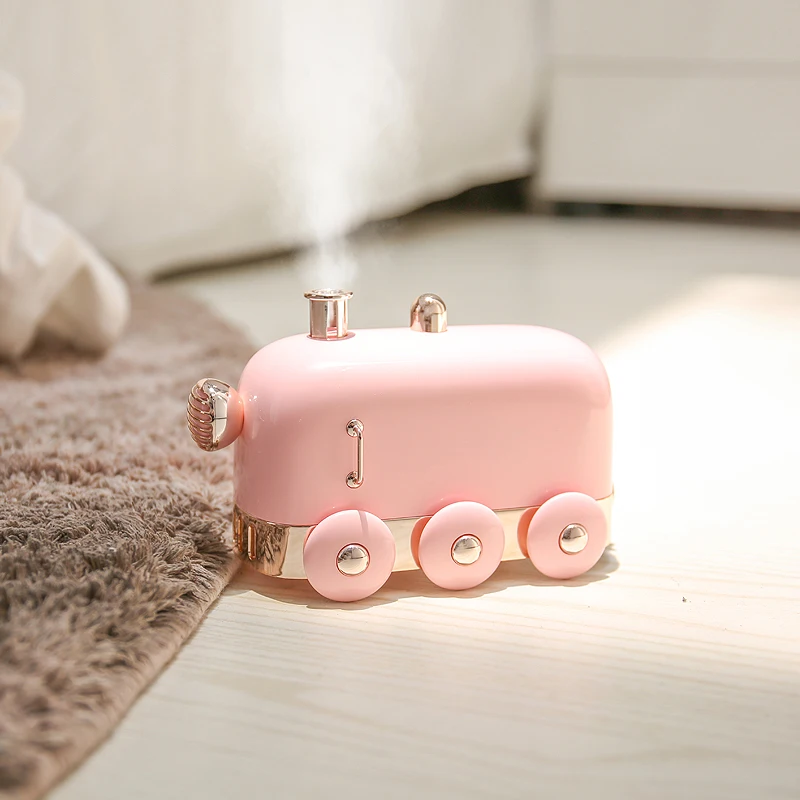  Creative Gift mini Train Humidifier Vocal USB mini Aroma Diffuser 300ml Beautiful Desktop Diffuser 