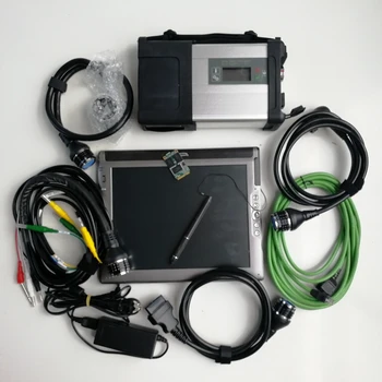 شراء أداة تشخيصية للتصليح الآلي وماسح ضوئي طراز LE1700 كمبيوتر لوحي مستعمل كمبيوتر محمول + 480 جيجابايت وسيط تخزين صغير + ميجابايت ستار C5 SD Connect 5 كومباك...