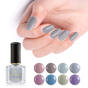 

BORN PRETTY 6ml Purple Color Nail Polish Purple Grey Color Nail Art Varnish Pattern Fog DIY Nail Decoration