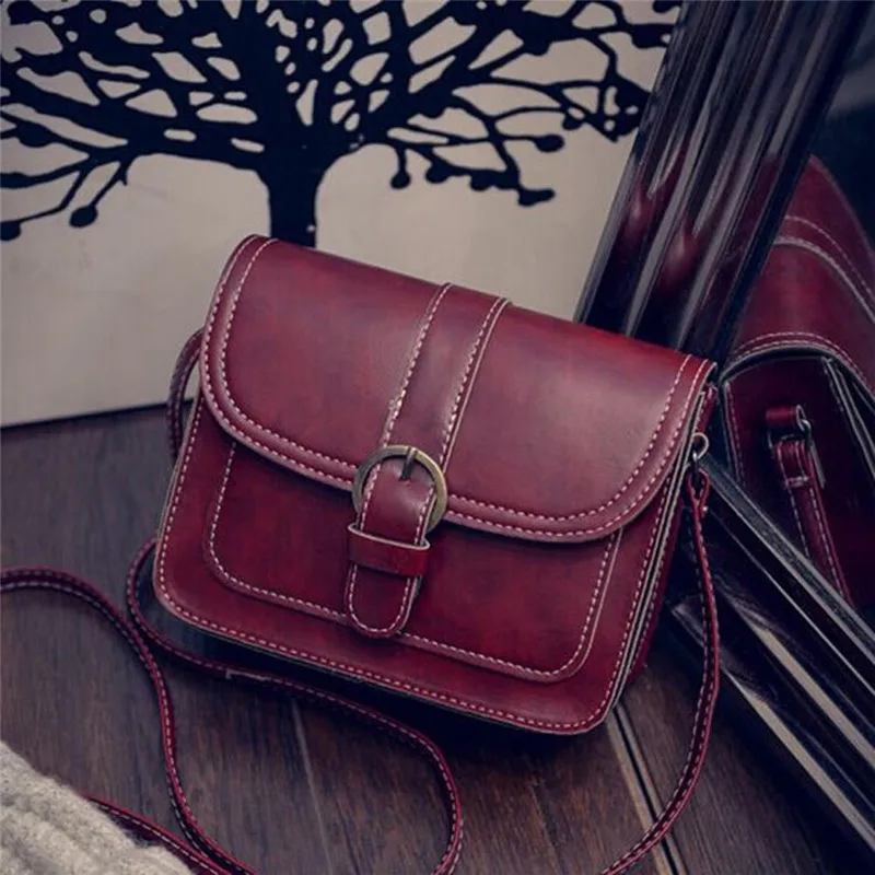 

Hot Sale! Women Messenger Bags PU Leather Mini Bag Crossbody Ladies Women Shoulder Bags Casual Handbag Bolsas Feminina