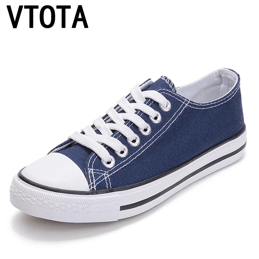 Tanie VTOTA tenisówki damskie 2018 białe trampki codzienne buty Tenis Feminino buty kobieta zapatos de mujer Plus rozmiar 43 H163