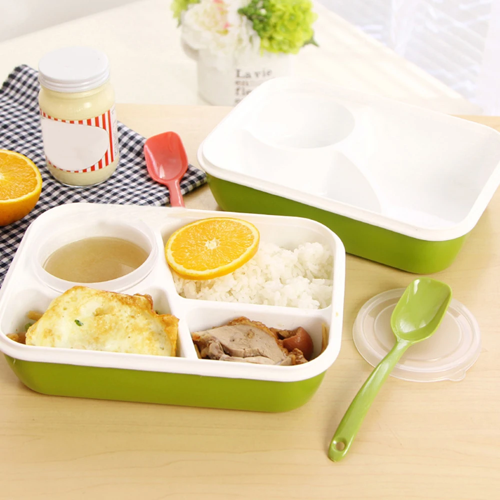 Японский офис Портативный Ланч-бокс для детей школы PP пластиковая коробка для бенто кухня герметичный Кемпинг Пикник контейнер для хранения продуктов