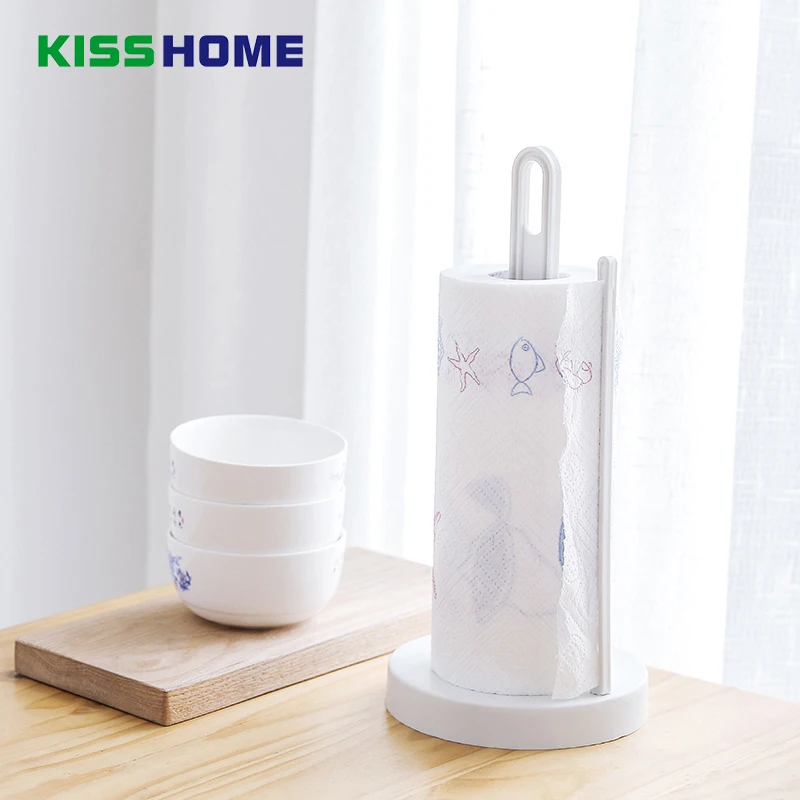 

2 Color Creative Kitchen Paper Hanger Sink Roll Towel Holder Organizer Rack Removable Table Roll Paper Storage Paper Shelf