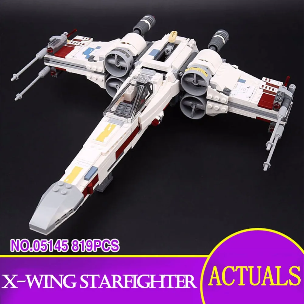 

Lepin 05145 Star Wars Series The 75218 X-wing Starfighter Set Building Blocks Bricks Legoinglys kids toys DIY Birthday Gifts 45