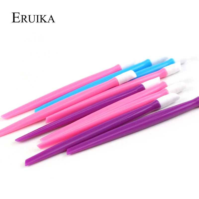 

10pcs/pack Professional Nail Art Plastic Cuticle Pusher Remover Pedicure Manicure Nail File Tools