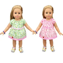 18 Polegada Doll Dress-Roupa Bonito Roupas para Bonecas-Brinquedo Presentes para As Meninas