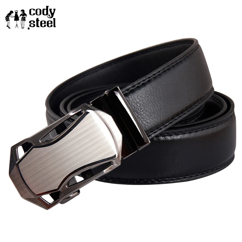 

Cody Steel Belts Fashion Mans Casual Automatic Buckle Men Designer Belts Business PU Leather Male Belts Luxury