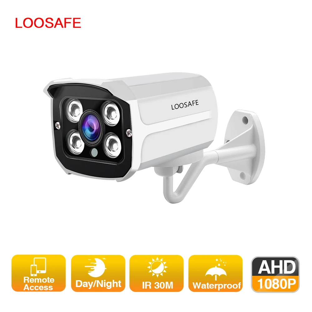 Камера видеонаблюдения LOOSAFE AHD CCTV наружная цилиндрическая камера s сетевая IP66