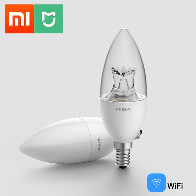 Specimen Medisch Oppervlakte Xiaomi Smart Light Bulb E14 | Xiaomi Smart Led E14 Bulb | E14 Led Dimmable  Mi Light - Smart Remote Control - Aliexpress