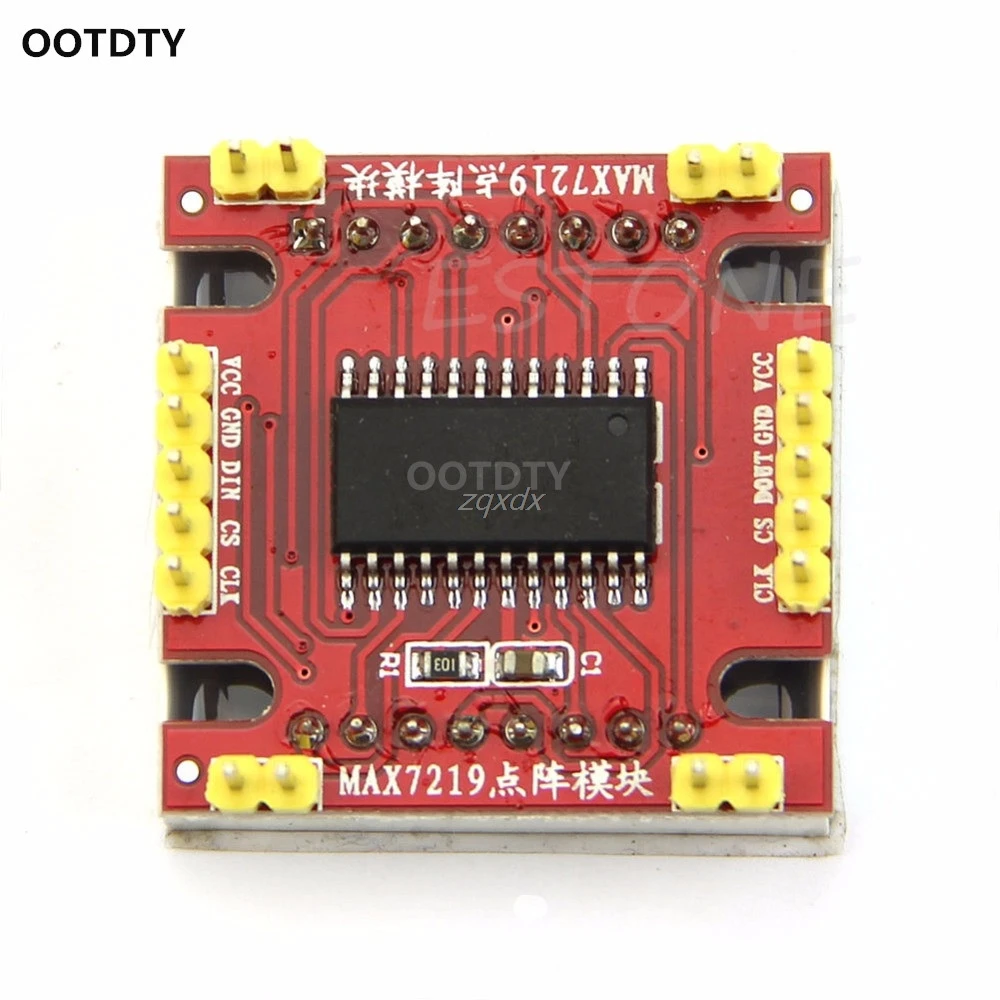 

MAX7219 Dot Led Matrix MCU LED Control Module For Singlechips DIY Drop ship
