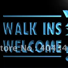 LB632-гвозди воском ходьба Ins Добро пожаловать NR светодиодный неоновый свет знак