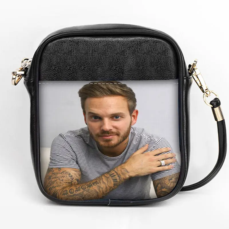 Новая мода М. Pokora Sling Bag пользовательские Для женщин Слинг сумки на ремне кожа мини девушки Tote вечерние сумка DIY Sling Bag - Цвет: 14