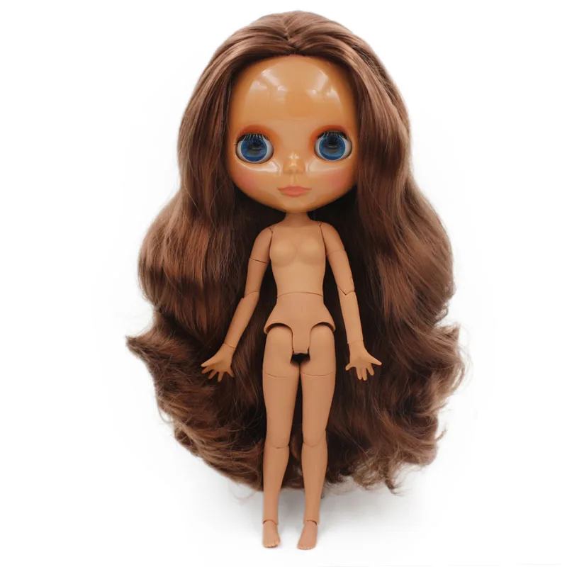 

Blyth BJD doll, Blyth Doll Nude Customized Shiny Face Dolls Can Changed Makeup and Dress DIY, 12 Inch Ball Jointed Dolls 3