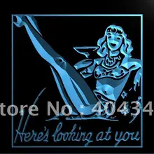 LK361-девушки смотрите на вас Бар Пиво светодиодный неоновый свет знак