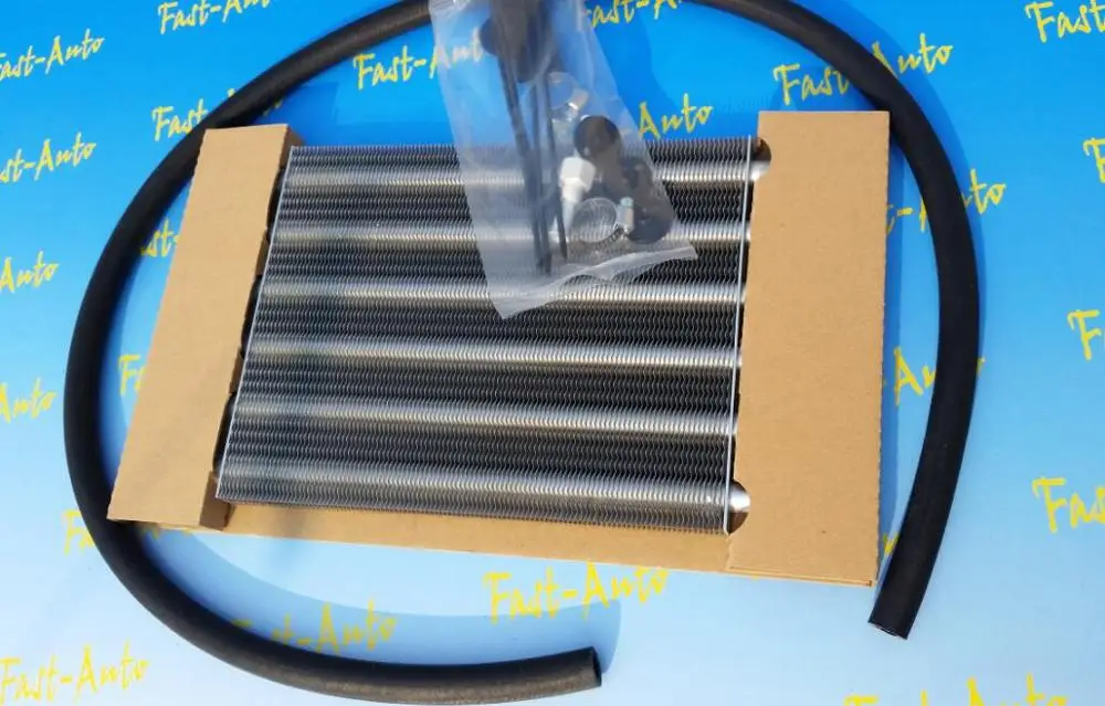 

6 pass row rows ALUMINUM REMOTE TRANSMISSION OIL COOLER oilcooler kits fuel cooler gas cooler for ej25 RB25det 4B11