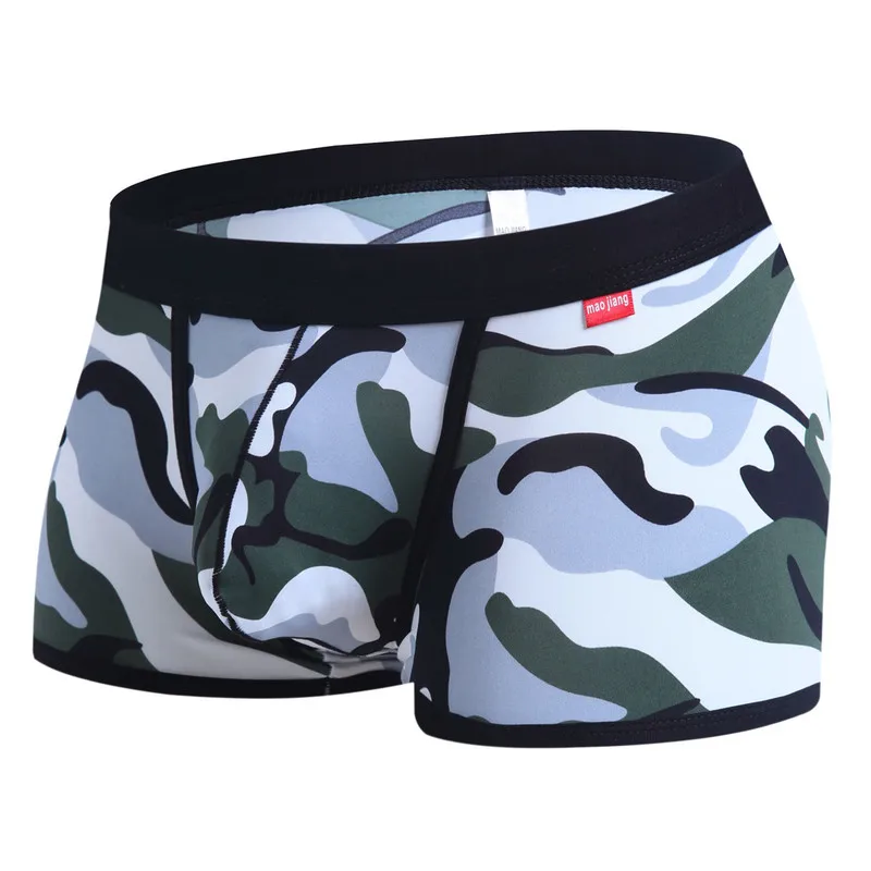 

Camouflage Printed Men Boxers Underwear Fashion Sexy Cotton Men Boxer U Bag Male Printing Cotton Underwear Mens Boxer Shorts