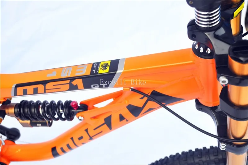 Bicicleta SHIMANO M455 Oil suspension Aluminium Alloy Soft-tail Frame Full Suspension Downhill Mountain Bikes 260195