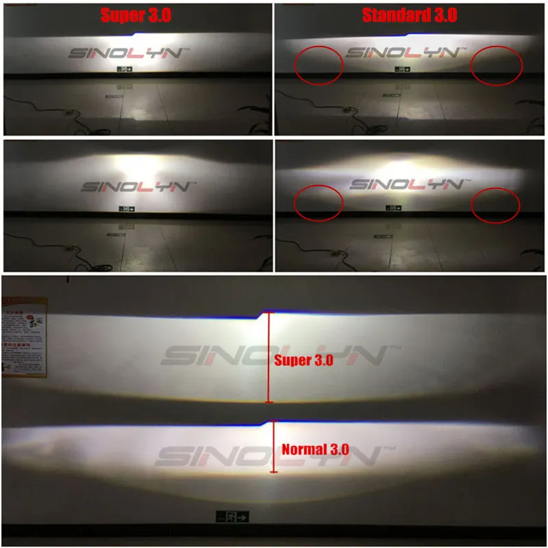 Биксеноновые линзы для фар HID проектор светодиодный квадратный ангельские глазки 3,0 ''Супер H1 ксеноновые линзы для H7 H4 Аксессуары для автомобилей модификация