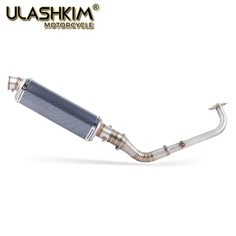 

Modified Front Middle Link Pipe Scooter Exhaust Muffler Escape Full System Slip On For yamaha NMAX155 NMAX 155 2015-2017
