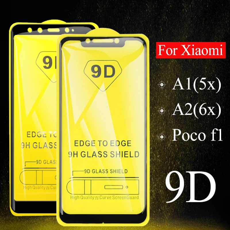 9d стекло на ksio mi a1 a2 для xiaomi pocophone f1 закалённое защитное xiomi xaomi костюма героев