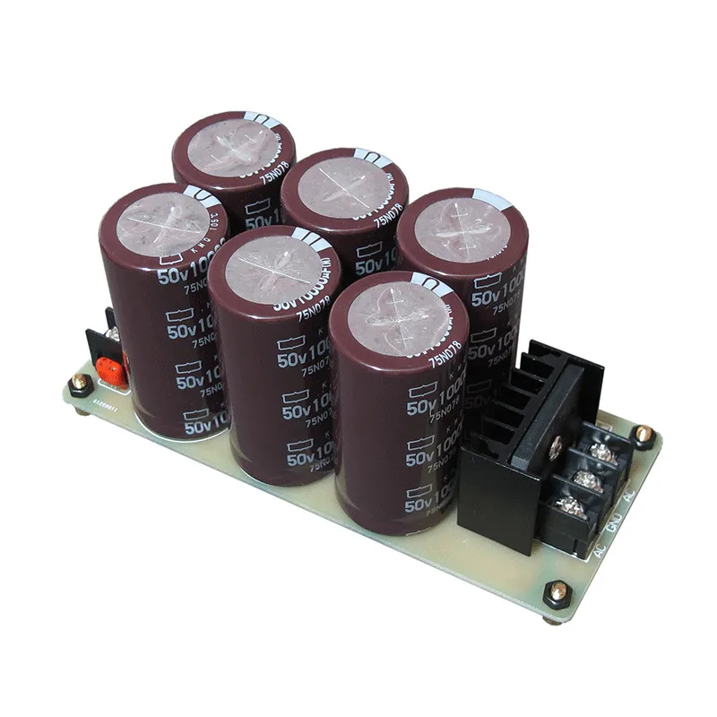 

6 * 10000UF Dual power supply rectifier filter amplifier power board