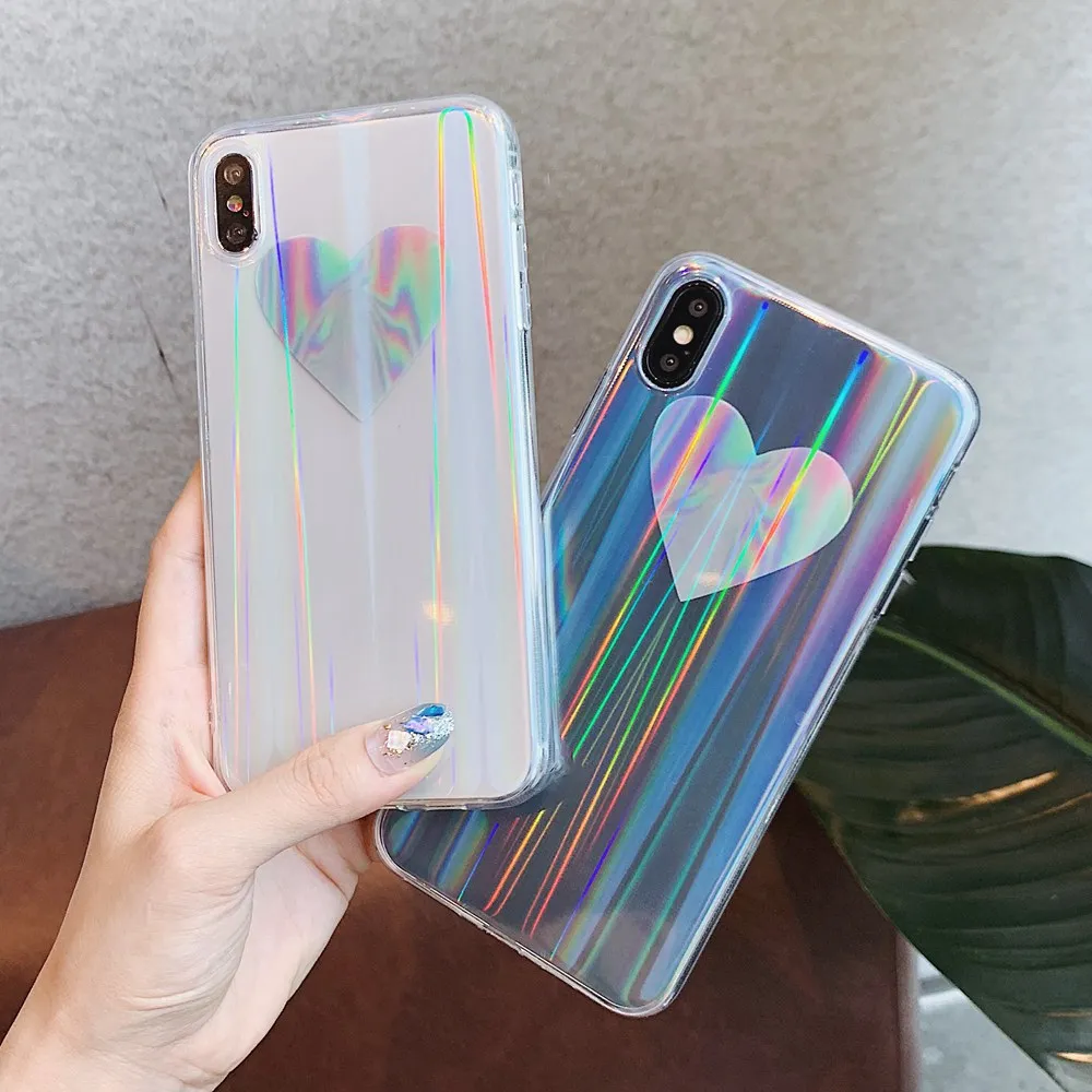 KISSCASE Aurora Marble Soft Phone Case For iPhone 7 Plus X XR XS MAX Glossy Silicone Cases 8 6 6S Clear Covers |