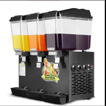 

1pc Three-cylinder juice machine Commercial Juice Dispenser Cold Beverage Machine 16L*3 juice machine