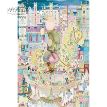 Деревянные пазлы микеланжело 500 1000 1500 2000 шт Dream Time I Hobbyhorse Мультяшные животные живопись художественная развивающая игрушка