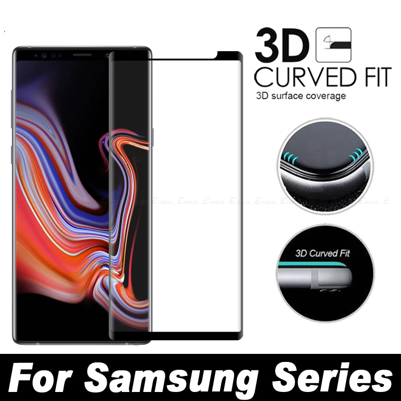 CJY полное покрытие 5D закаленное стекло Защита экрана для Samsung Galaxy s7edge S8 S9 Plus Note 8 note