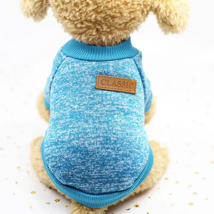 Cute Dog Puppy Clothes Outfit Pet Cat Jacket Coat Winter Warm Soft Sweater For Small Dogs Store